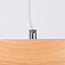 Minimalistisk LED-pendel med integreret dæmpning, træfarvet - Ami