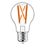 E27 LED-kronepære, filament med klart glas - 7,5 watt / 2700-2500-2200K / Ø60 / varm dæmpning