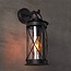 Udendørs væglampe - Klassisk lanterne - Alicia - sort