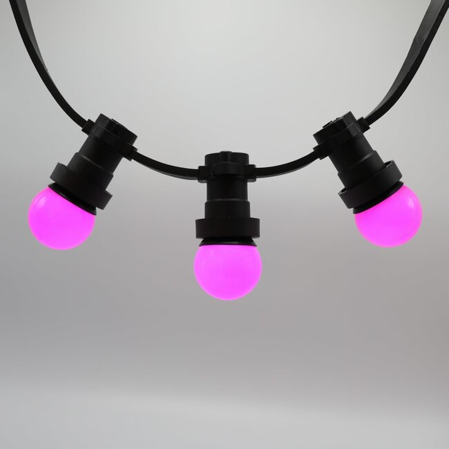 Pink LED-pære - 1 watt / Ø45 (restparti)