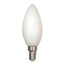 E14 LED-kertepære, filament med opalhvidt glas - 1,6 watt, 2100K