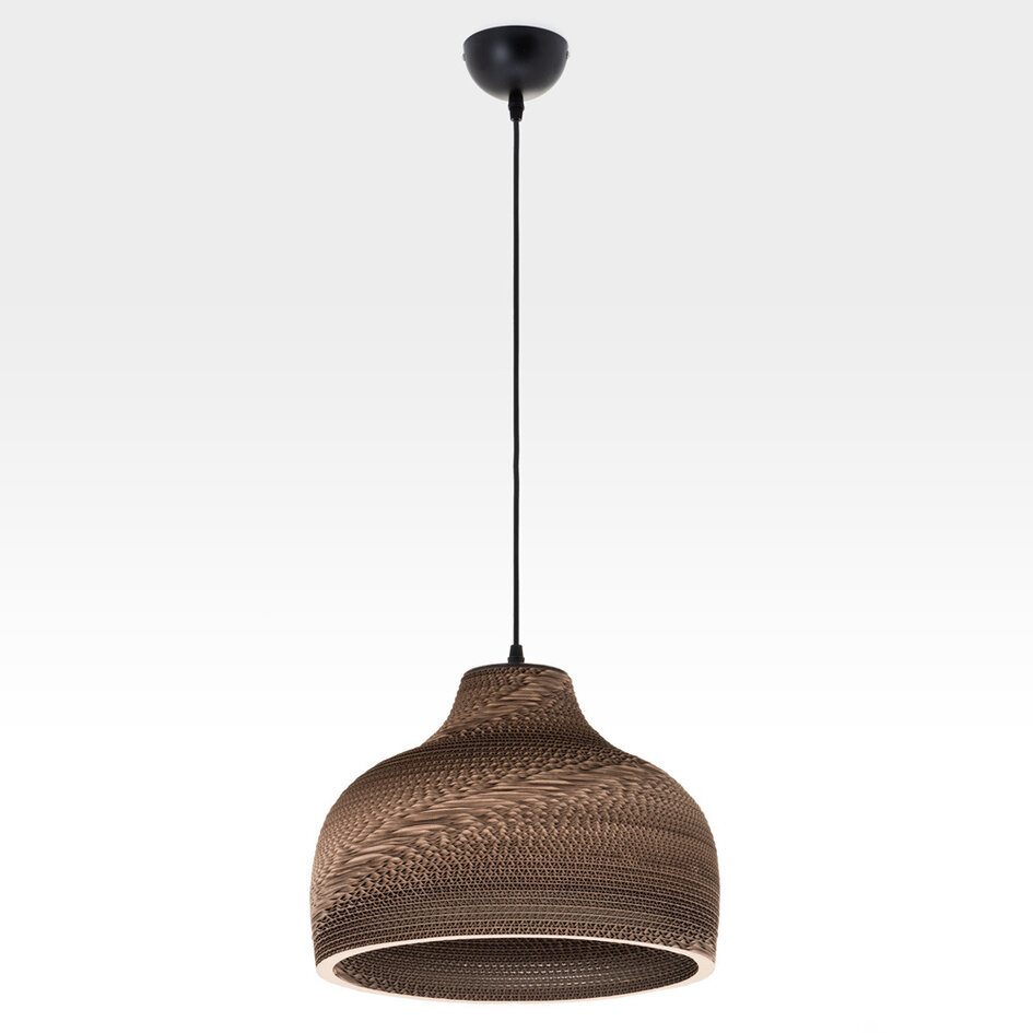 Paplampe / pendel i pap - Maeve - naturbrun