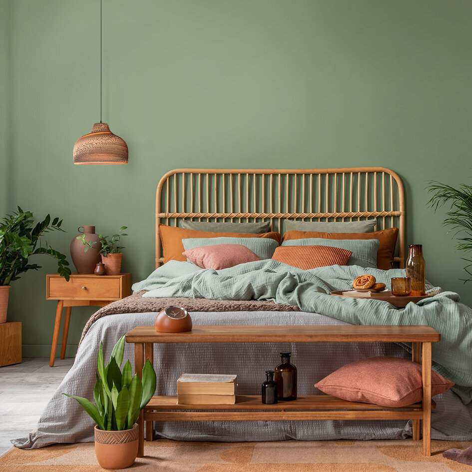 Paplampe / pendel i pap - Maeve - naturbrun