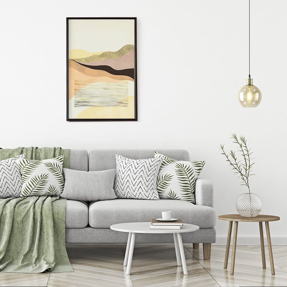 Pendel med tonet glaskuppel - Liya - forskellige farver