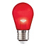 Rød LED-pære - 2 watt / Ø44 / dæmpbar