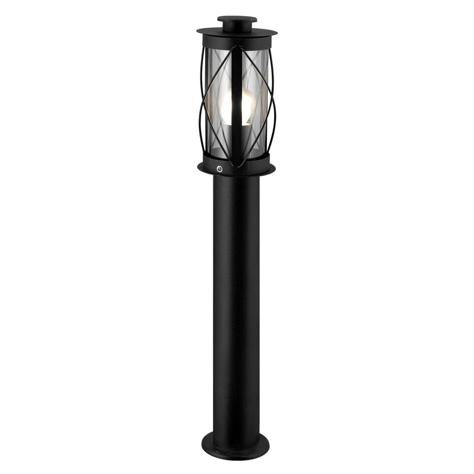 Bedlampe med klassisk lanterne, 60 cm - Lucia - sort