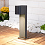 Industriel bedlampe, 100 cm - Simone - sort