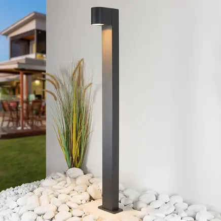 Industriel bedlampe, 100 cm - Simone - sort