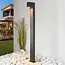 Industriel bedlampe, 100 cm - Simone - sort