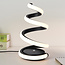 Spiralformet bordlampe med dæmpbart LED-lys - Borja