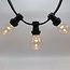Party lyskæde-sæt inkl. dæmpbare LED-pærer med linse, Ø60 (stor pære)