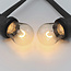 Party lyskæde-sæt inkl. LED-pærer med U-formet filament - 0,6 watt