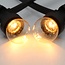 Party lyskæde-sæt inkl. dæmpbare LED-pærer med nedsunkne dioder