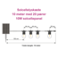 LED-solcellelyskæde - 10 meter med 20 filamentpærer + 10W solcellepanel