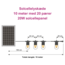 LED-solcellelyskæde - 10 meter med 20 filamentpærer (W-form) + 20W solcellepanel