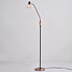 Industriel standerlampe - Allison - sort/kobber