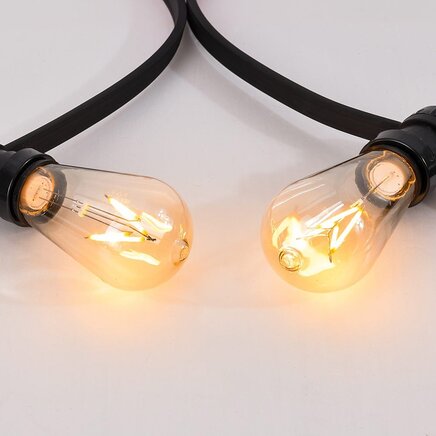 E27 LED-edisonpære, filament - 3,5 watt / 2200K el. 2700K / Ø60 / dæmpbar