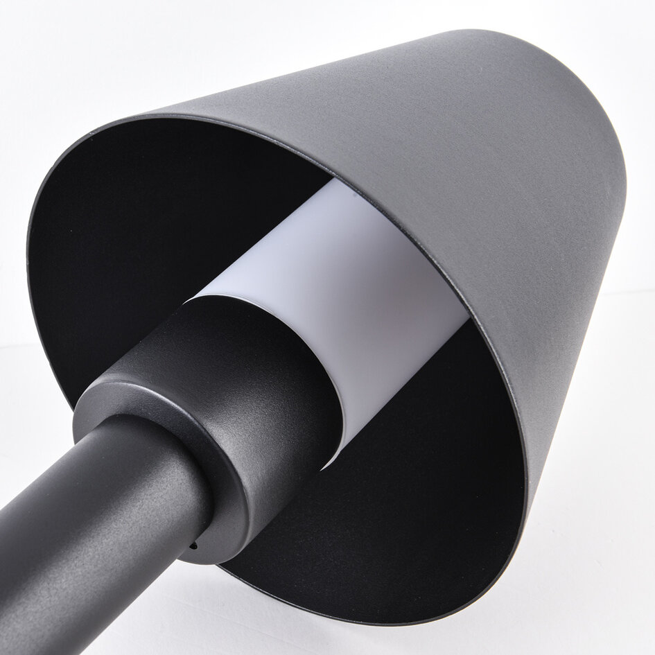 Moderne bedlampe, 80 cm - Bruno - sort