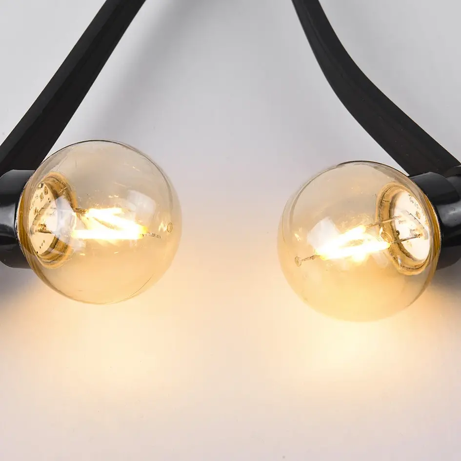 Varmhvid stiftpære med V-formet filament - 2 watt / Ø45 / dæmpbar