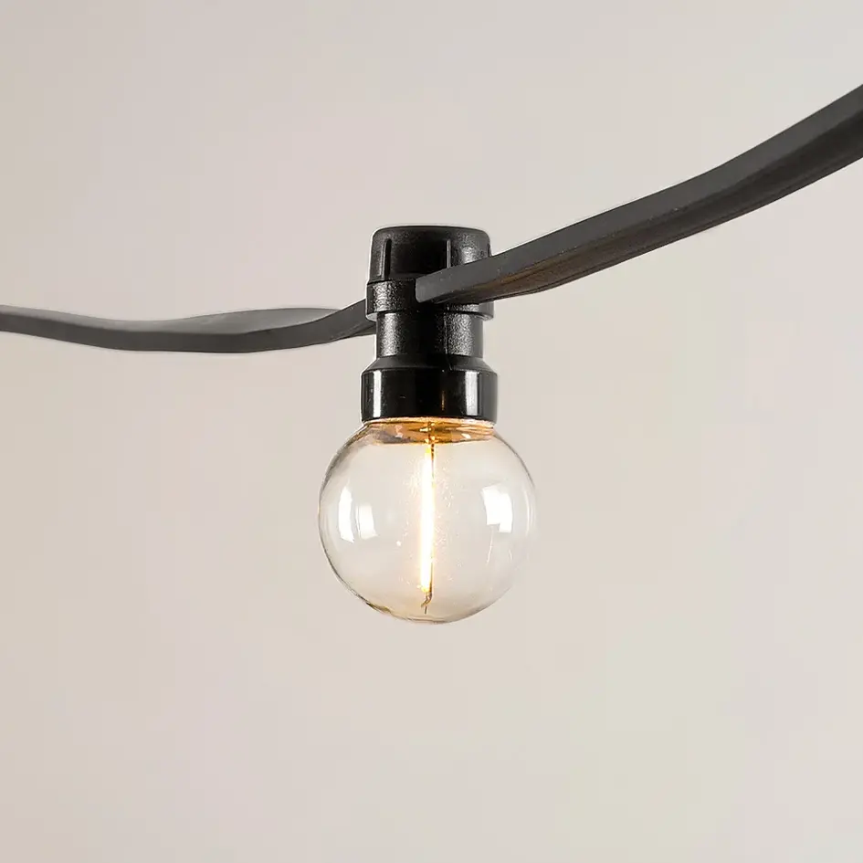 Varmhvid stiftpære med I-formet filament - 1 watt / Ø45 / dæmpbar