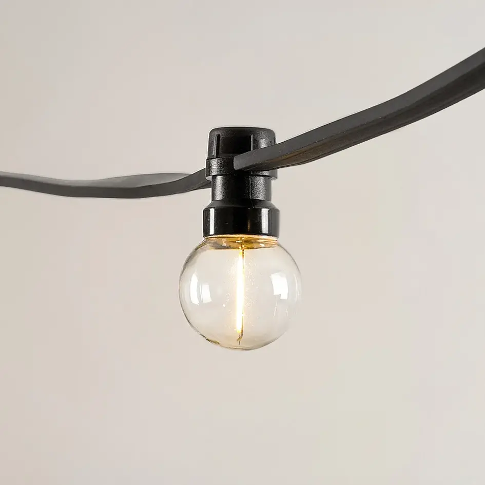 Varmhvid stiftpære med I-formet filament - 1 watt / Ø45 / dæmpbar