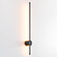 Moderne væglampe - Marny - sort, 81 cm, 14W