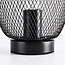 Bordlampe med sort metalnet - Prison