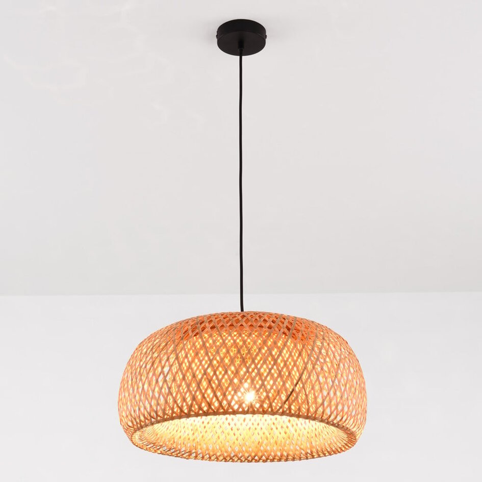 1-lichts bamboe hanglamp - Taha