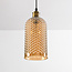 Glaspendel med ravfarvet glas, 1 x E27 - Lana - Variant 2