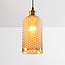 Glaspendel med ravfarvet glas, 1 x E27 - Lana - Variant 2