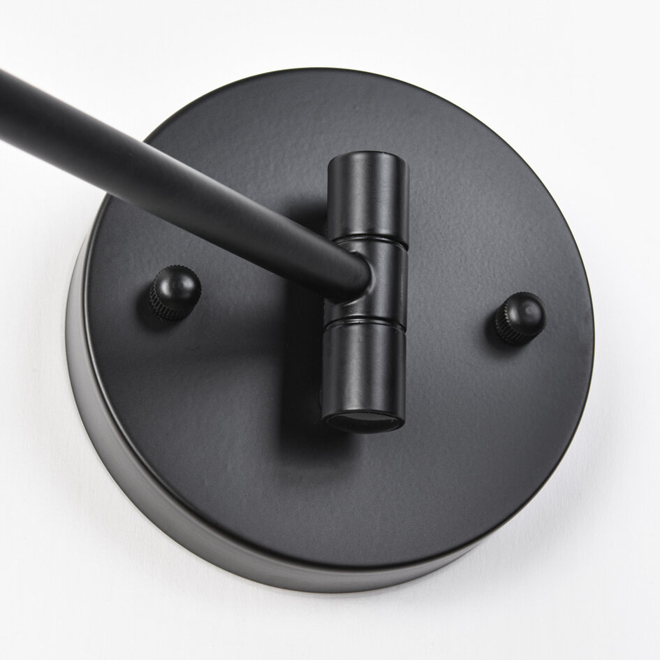 Væghængt læselampe - Revah - sort