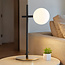 Bordlampe med opalhvid glaskugle - Glenn
