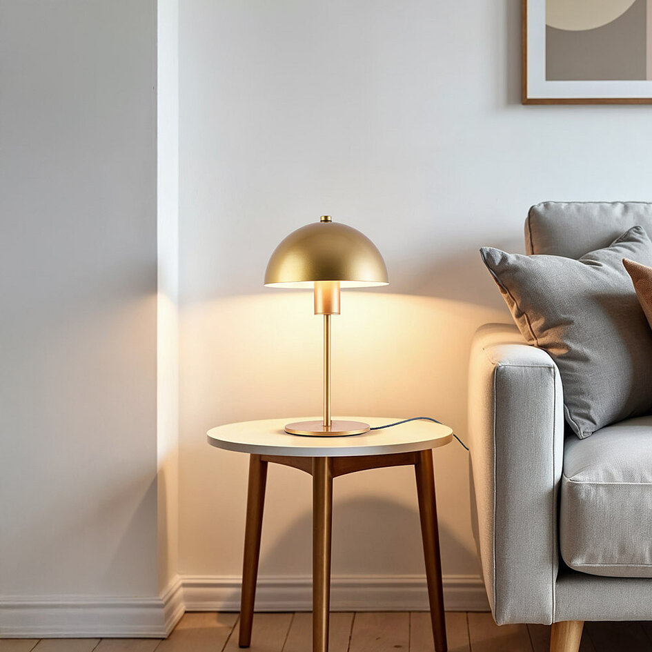 Bordlampe - Logan - guld