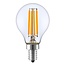E14 3-trins dæmpbar LED filament lamp med klart glas | 5,5 W 2700 K
