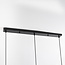 Pendellampe med gyldent, riflet glas,  3 lyspunkter - Erin