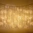 Lysgardin | Linkbart | Fra 2 meter | 300 LED-lys | 2200K ekstra varmhvidt lys | Sort gummi