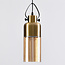 Art deco pendel - Laure - variant 4 - sort/messing/rav