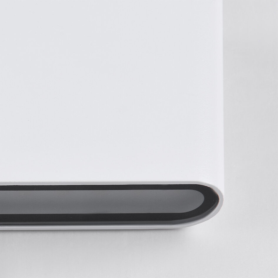 Minimalistisk LED-væglampe, udendørs - Tommy - hvid