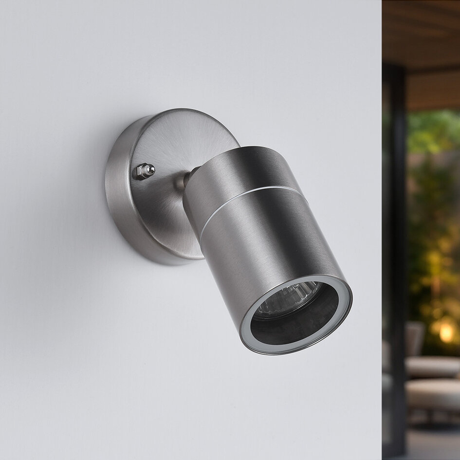 Udendørs spotlampe - Lola - rustfrit stål