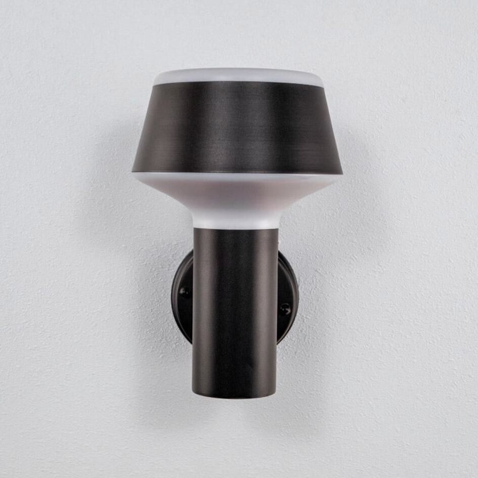 Moderne udendørs væglampe - Magnus - sort