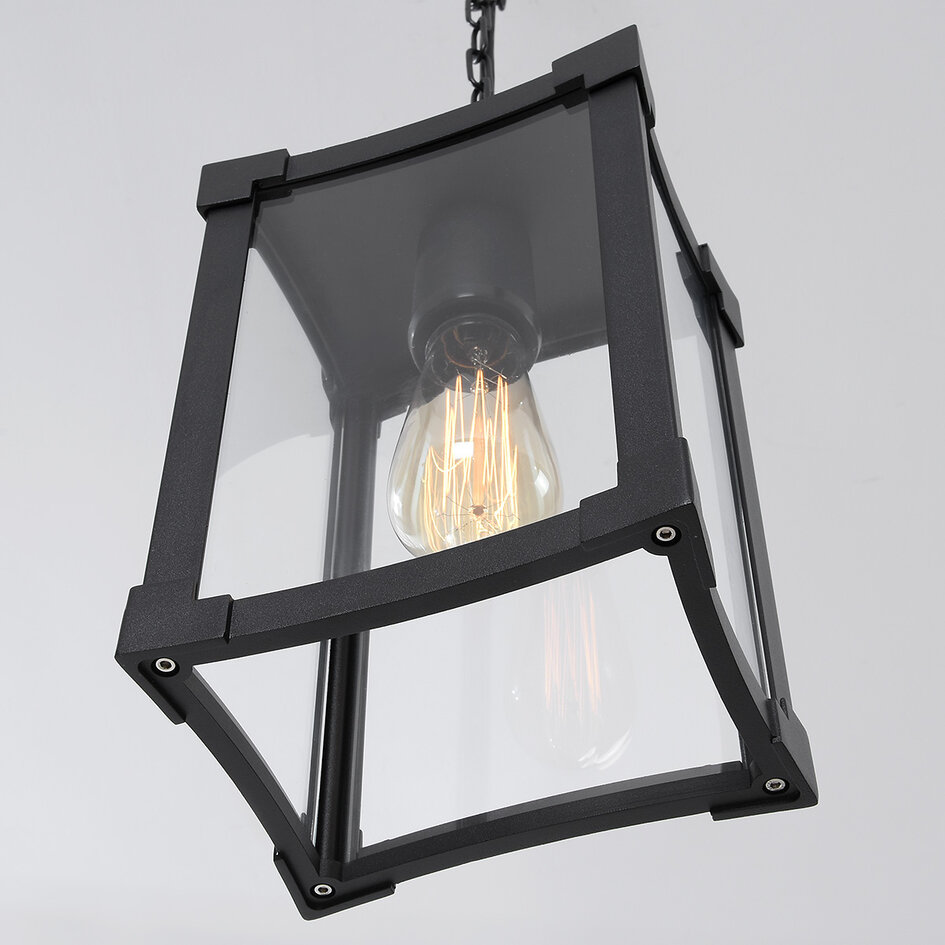 Udendørs loftlampe i industriel stil - Joya - sort