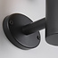 Moderne væghængt solcellelampe med sensor - Dimmy - sort