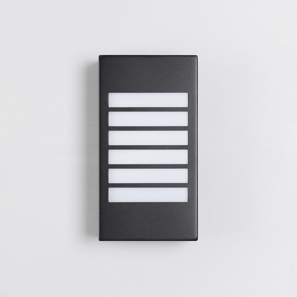 Udendørs væglampe IP44 - Pearlie - sort