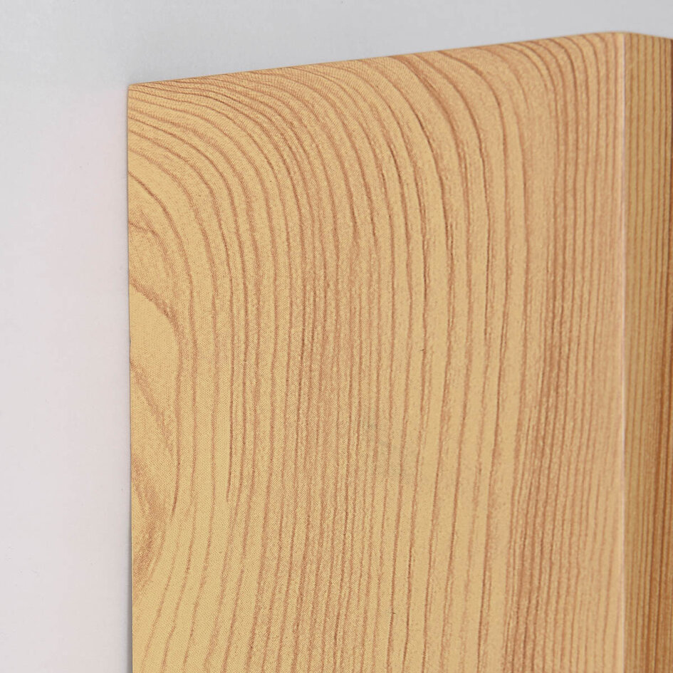 Udendørs væglampe, up/downlight - Riccardo - imiteret træ