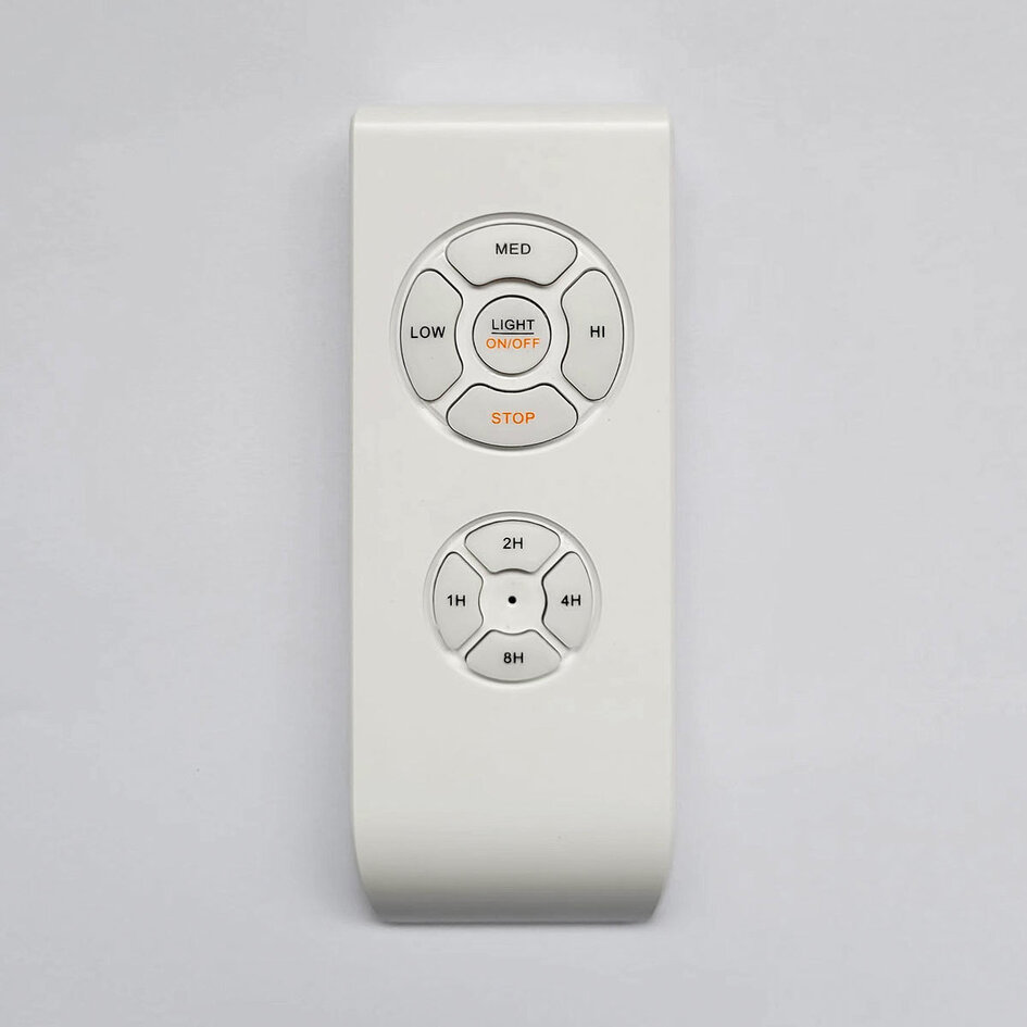 Loftventilator Jinx inkl. LED og vendbare blade i hvid og lysebrun