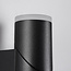 Rotérbar væglampe inkl. sensor, IP54, sort - Demy
