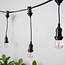 Pendelfatning til party lyskæde, E27 - sort (ekskl. pærer)