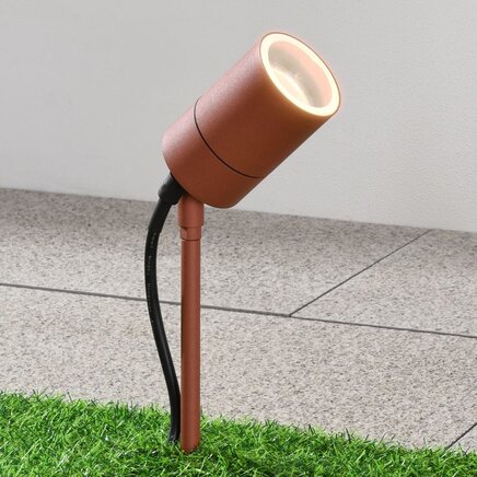 Havespot - Spydlampe Clark - rustbrun