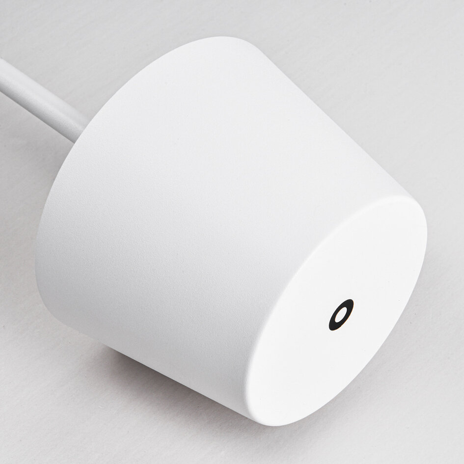 Genopladelig LED-standerlampe - Jytte - hvid