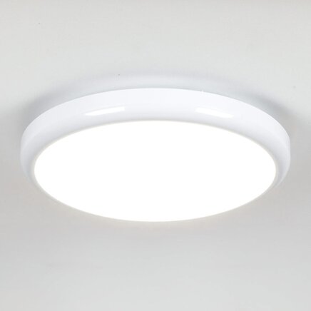 Plafond inkl. nødbelysning og sensor - 15 watt + CCT switch (3000K - 6000K)